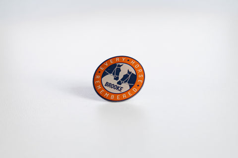Every Horse Remembered pin badge