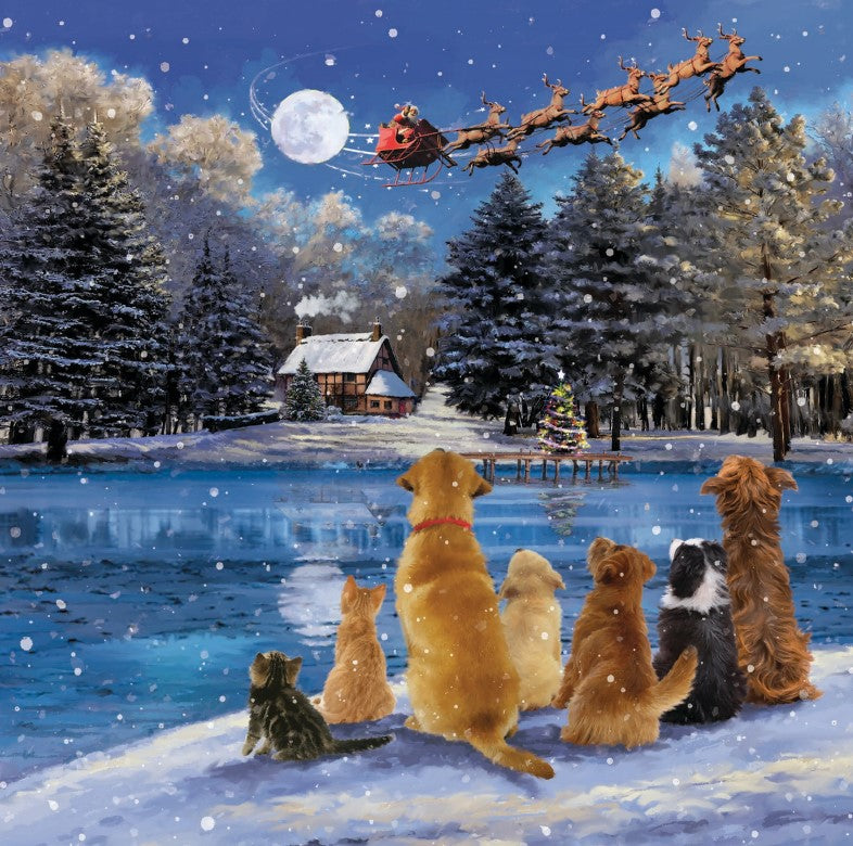 Waiting for Santa (Pack of 10 Cards)